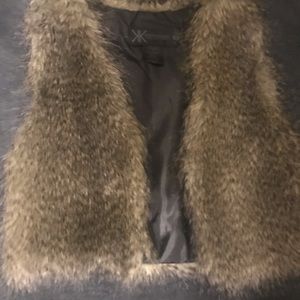 Kardashian Kollection fur vest